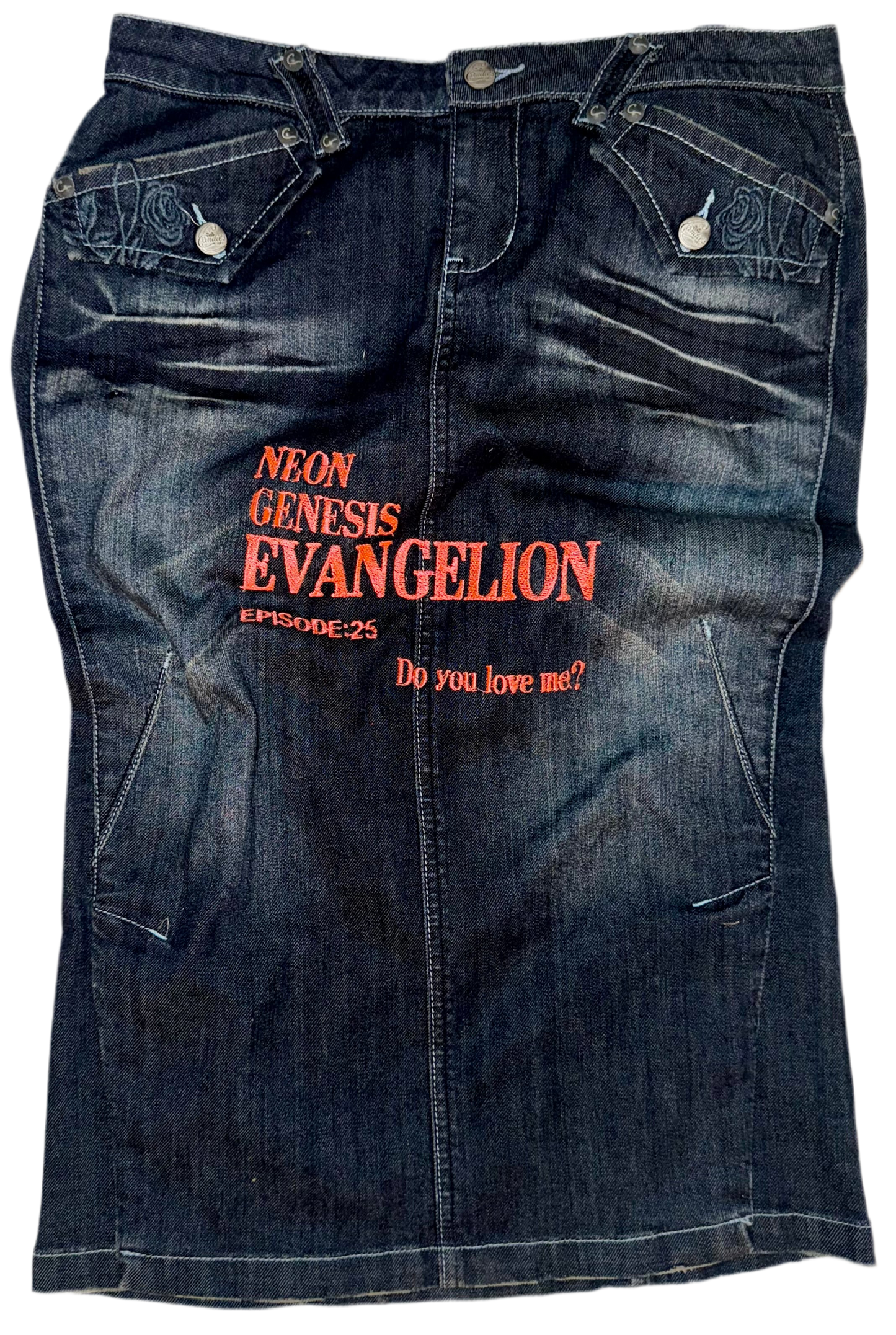End of evangelion denim skirt 7