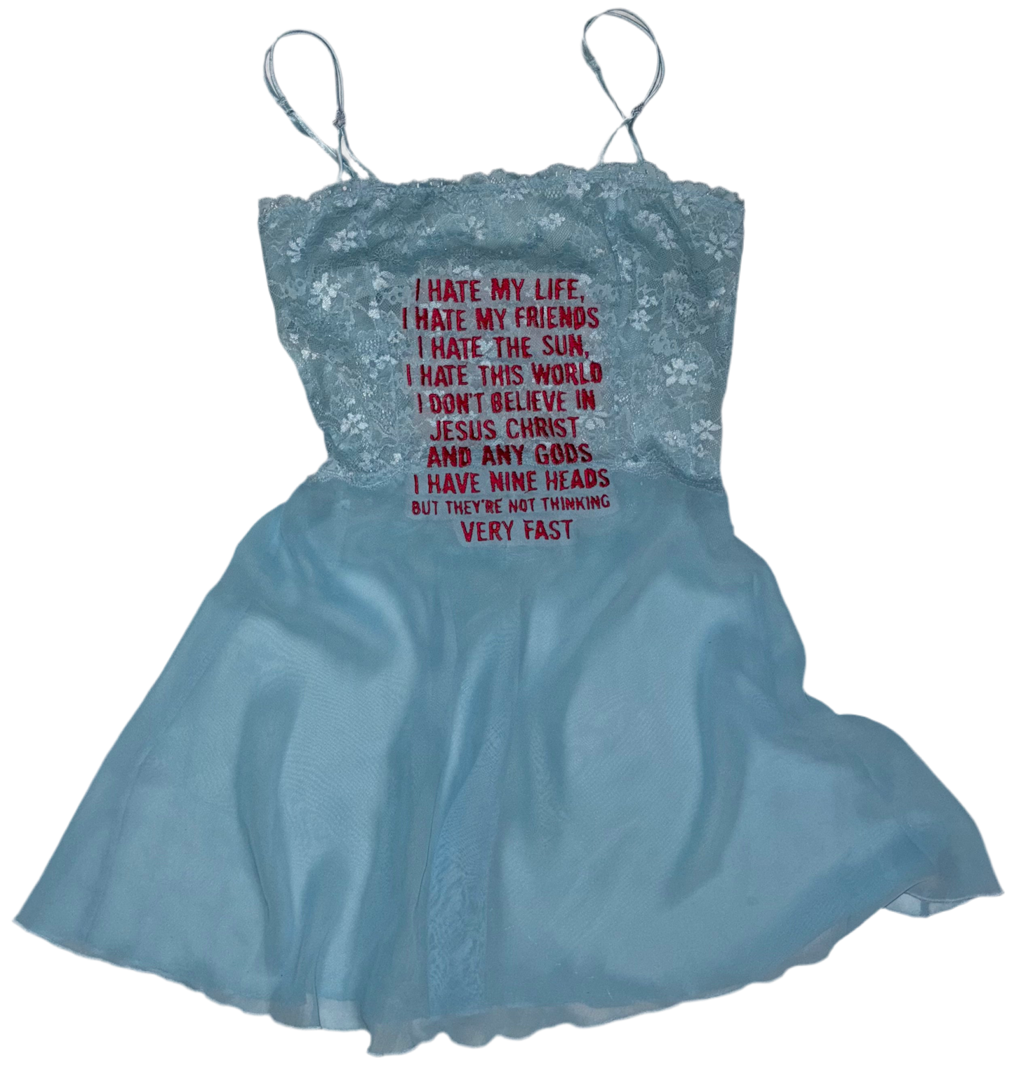 I have nine heads sheer dress S