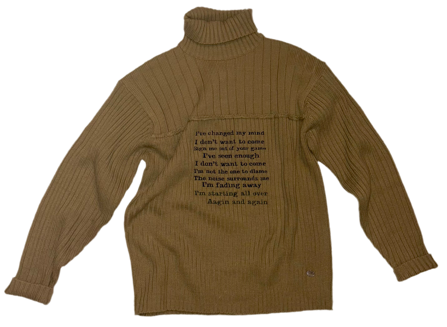 I’ve changed my mind sweater M