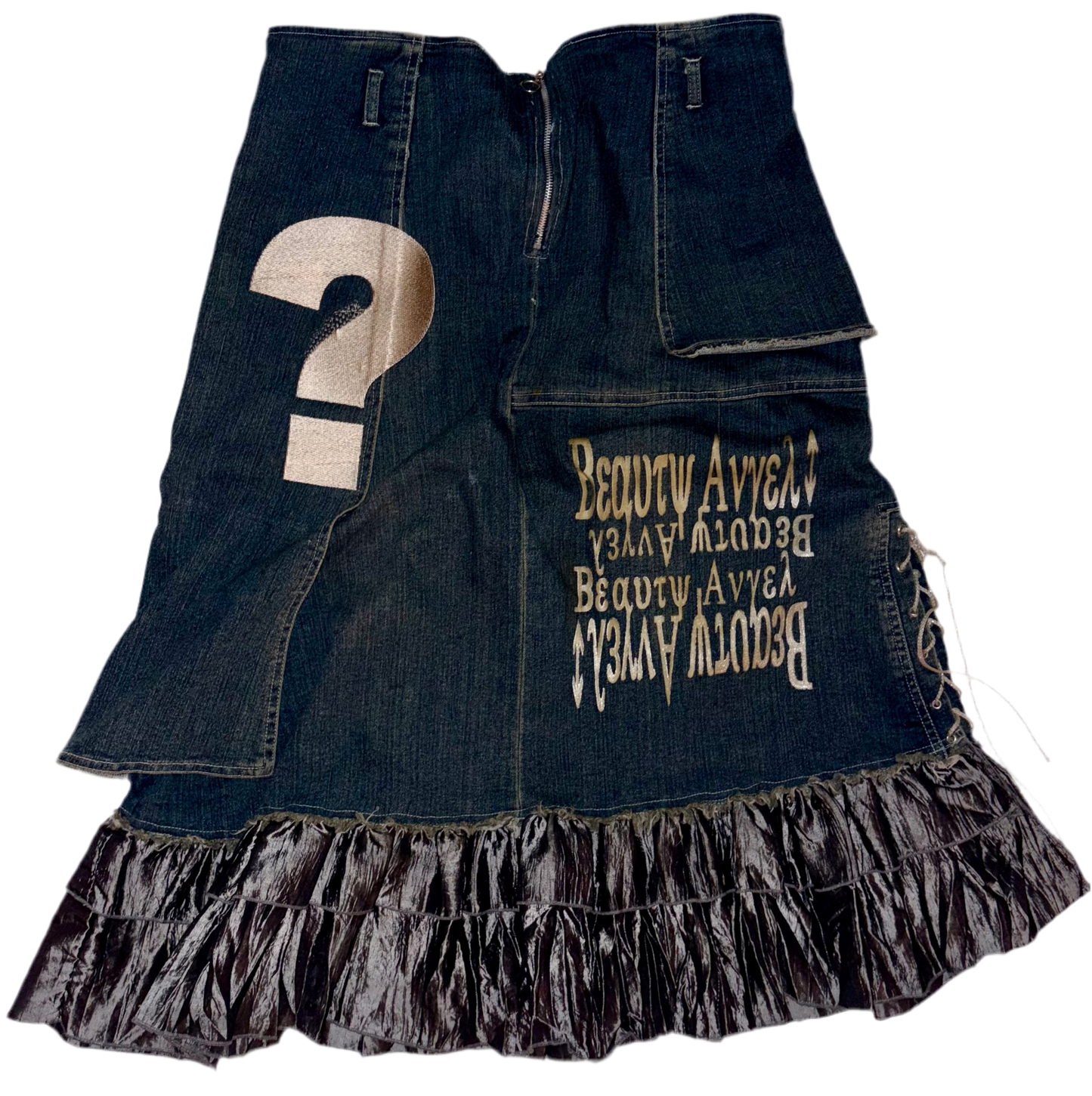 ? Denim skirt L