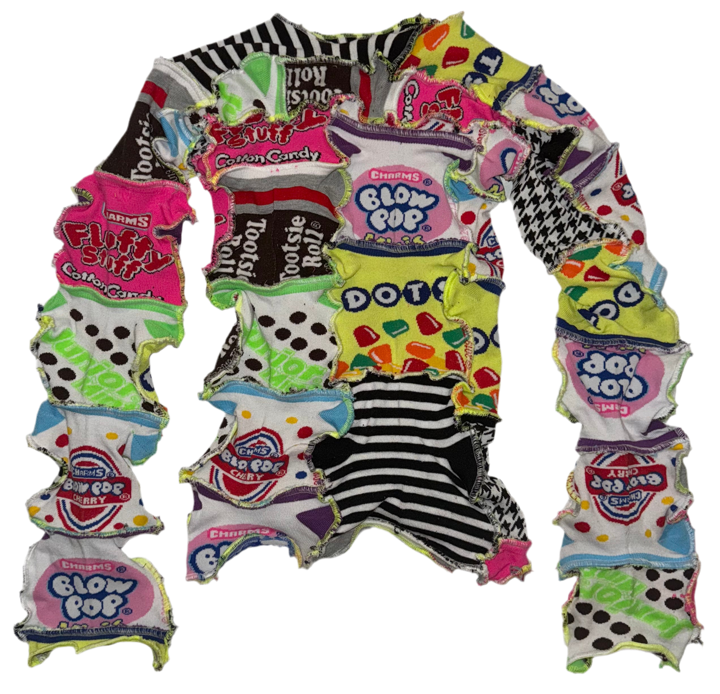gross candies sock long sleeve S