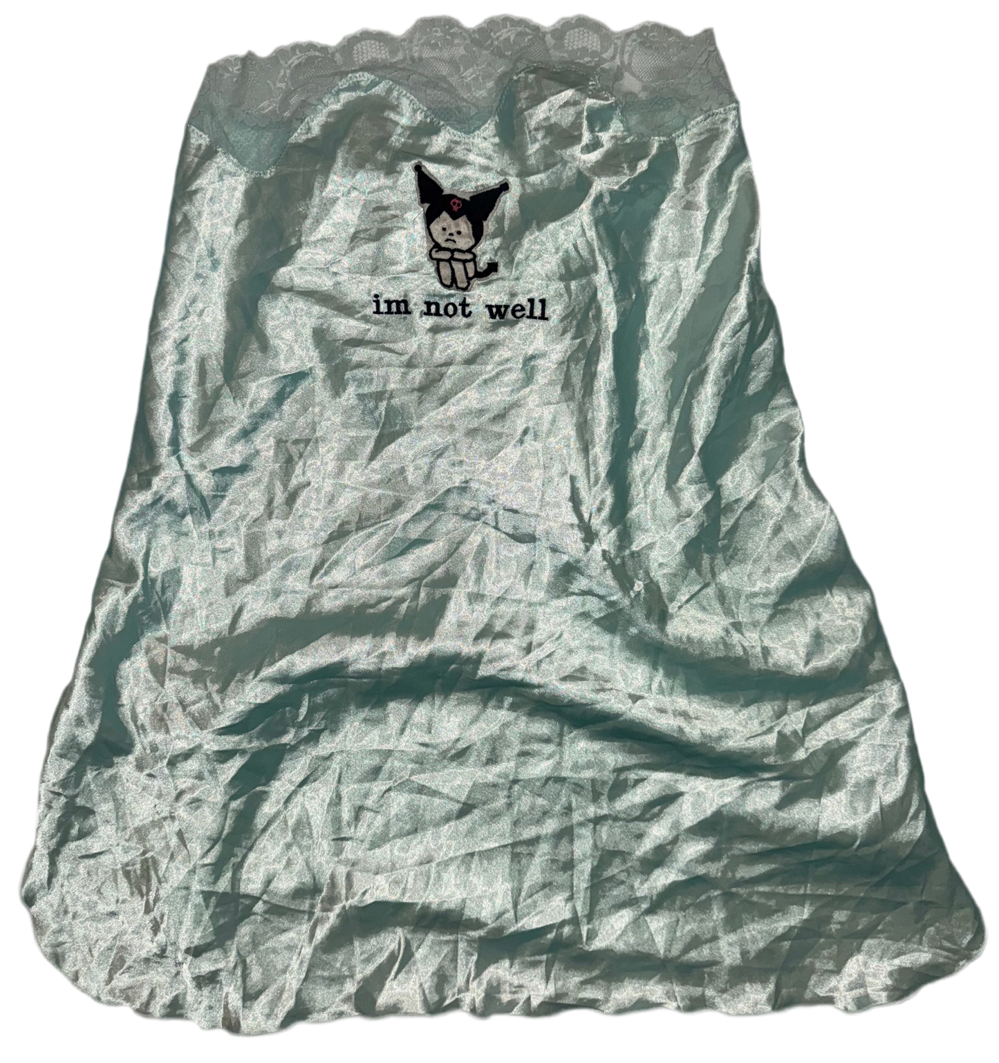 I’m not well silky tube dress S