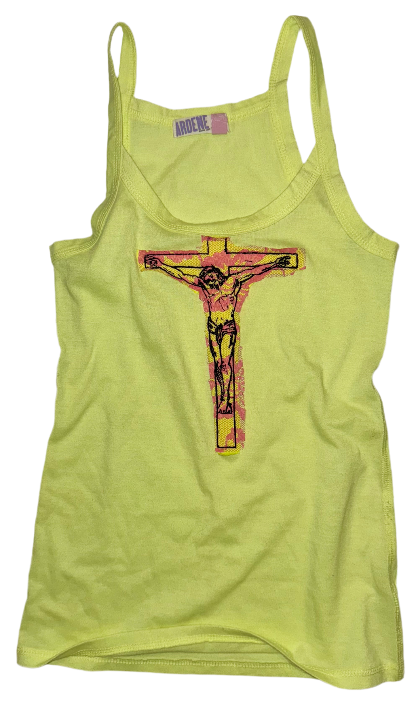 Jesus Christ on a cross tank S