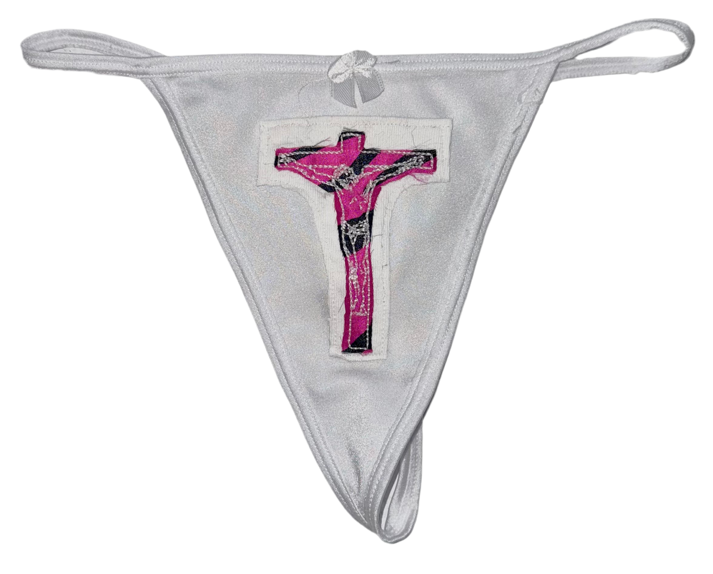 Jesus Christ on a cross hidden pocket thong M
