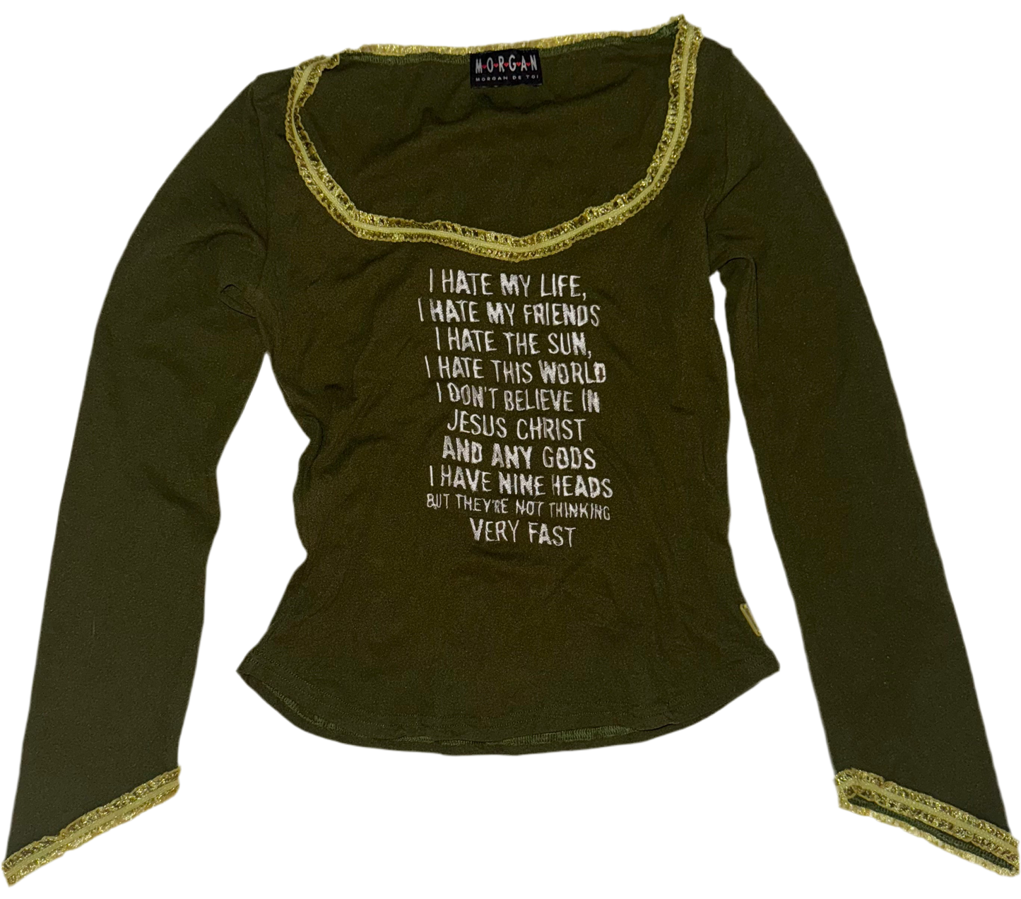 I have nine heads long sleeve top S