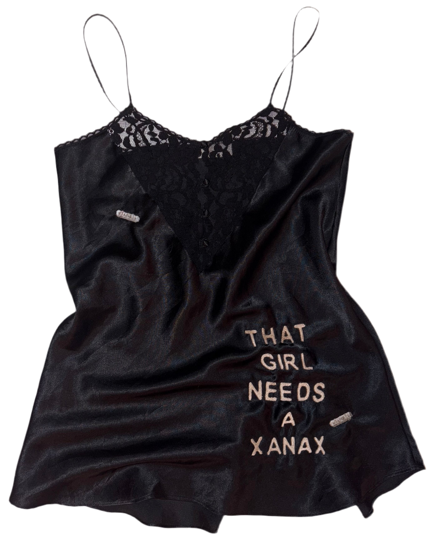 That girl needs a Xanax silky dress M