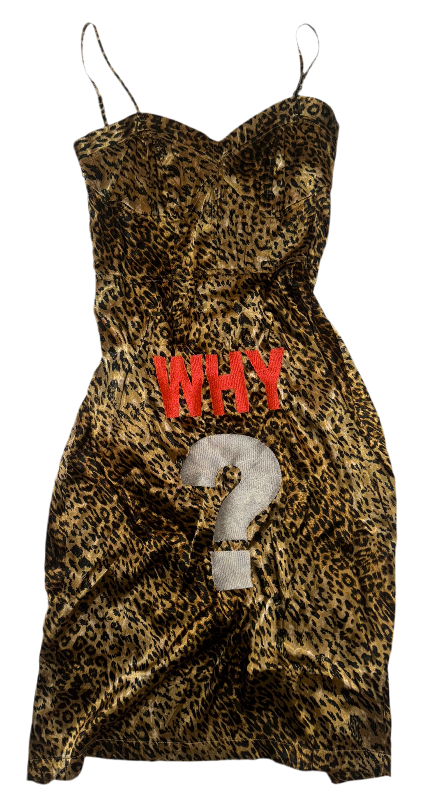 Why leopard print dress S