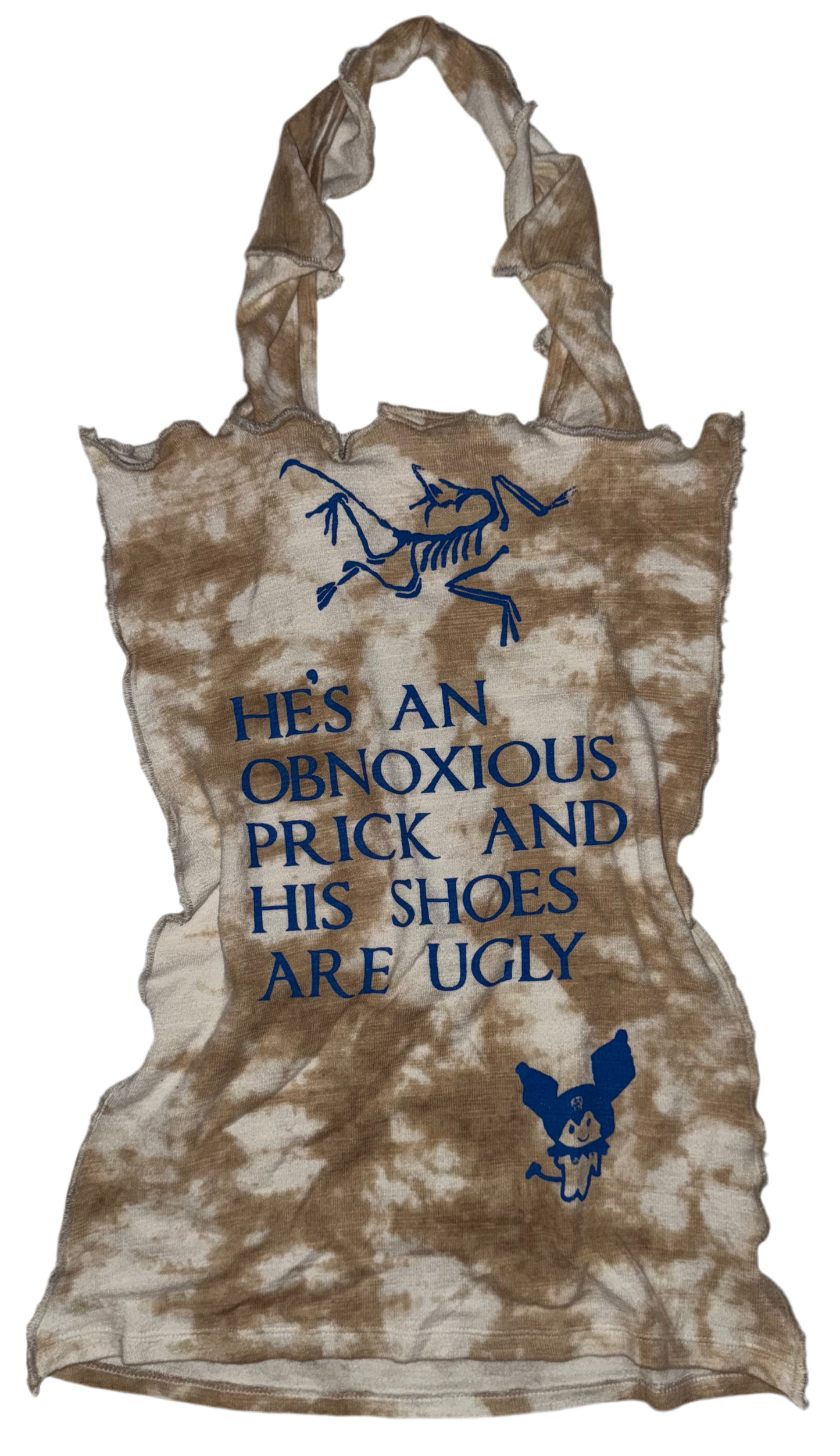 He’s an obnoxious prick halter top M
