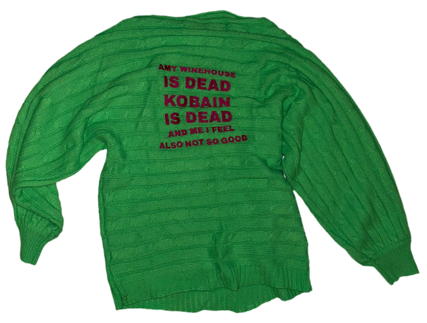 Amy winehouse is dead sweater S