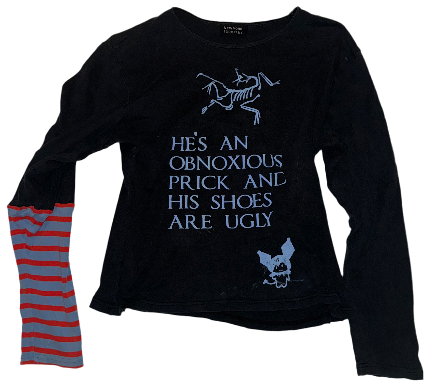 He’s an obnoxious prick long sleeve top M