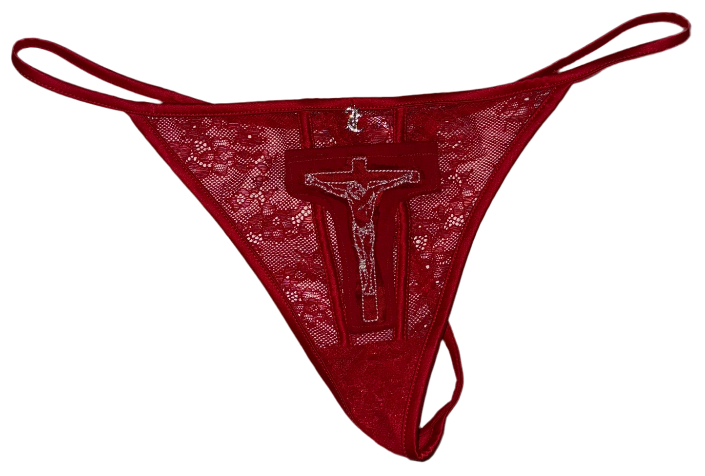 Jesus Christ on a cross thong XL