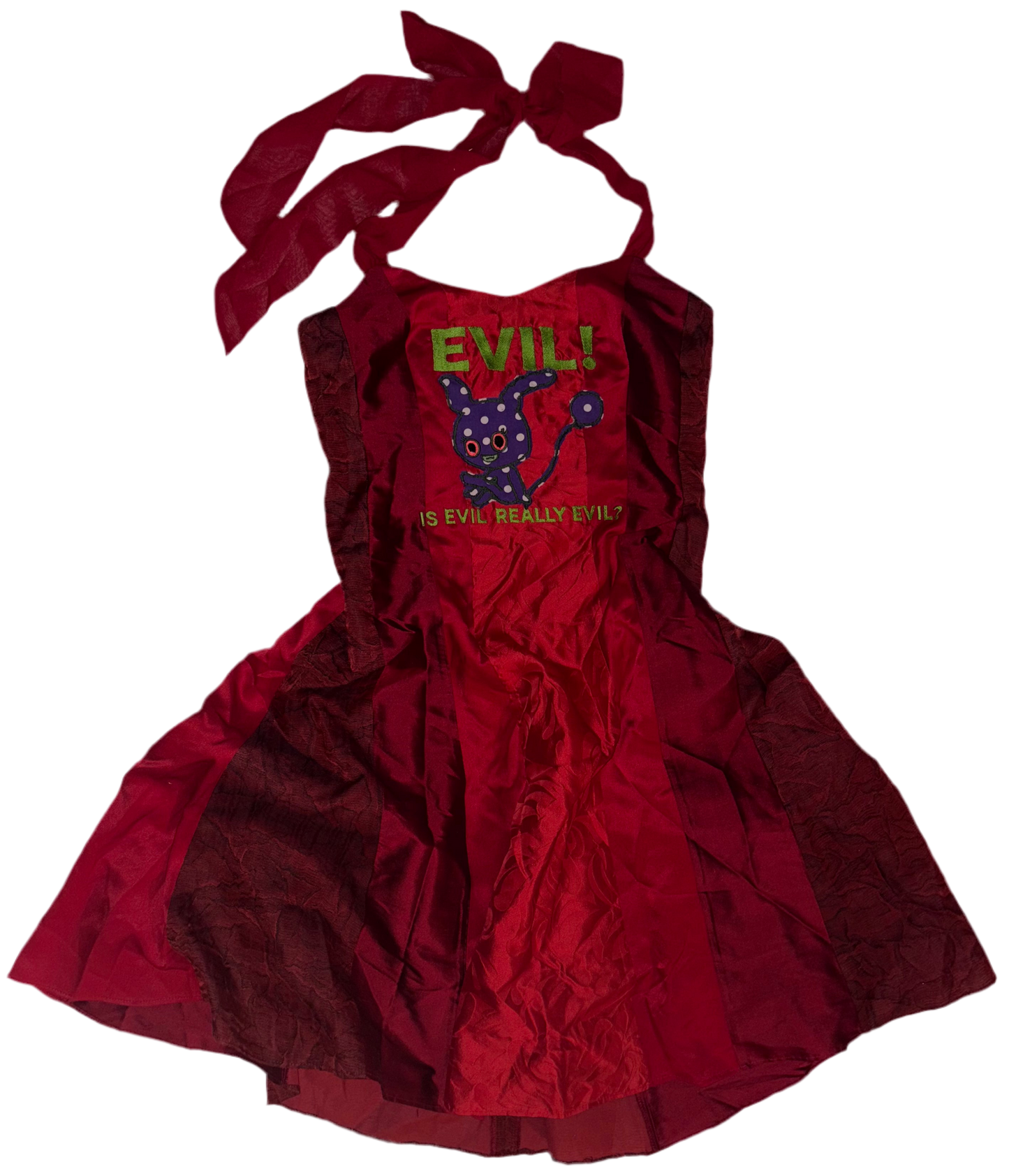 Evil! Is evil really evil ? Chibi Sock halter dress M