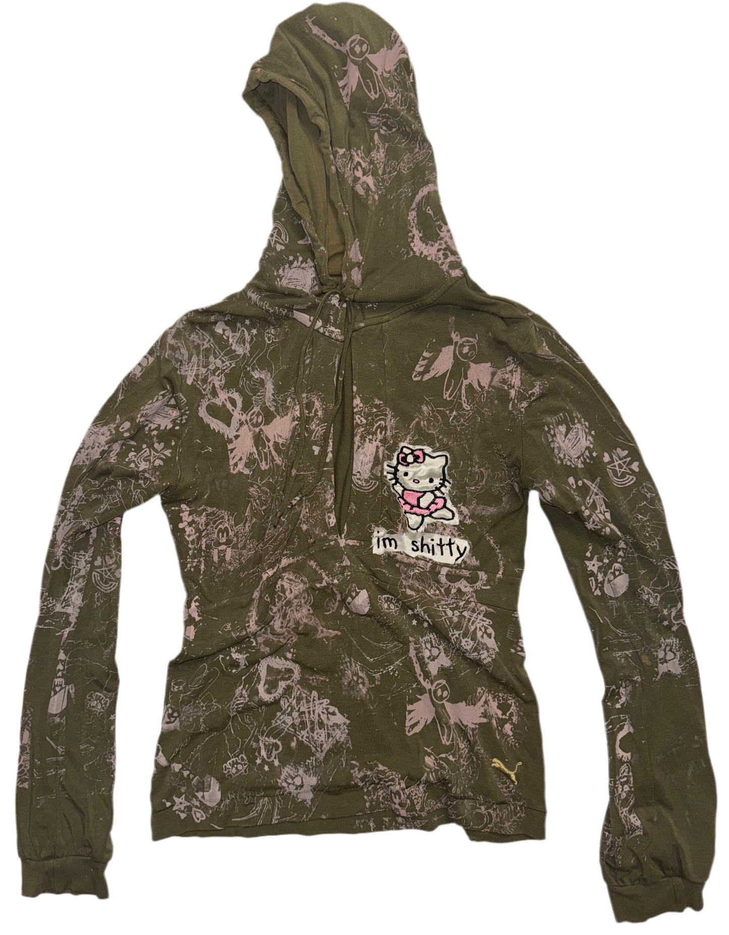 Hello Shitty hooded top M