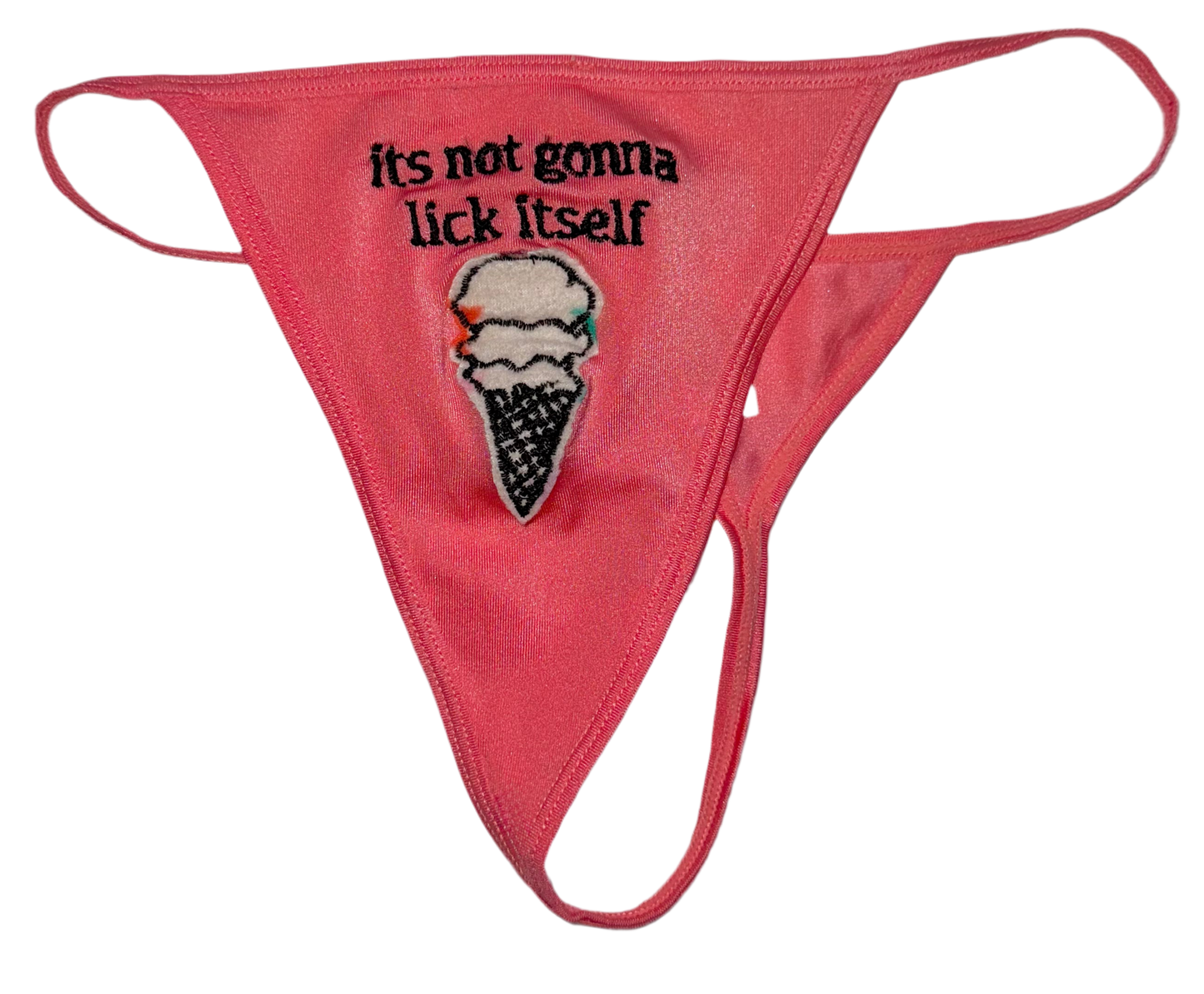 It’s not gonna lick itself thong S