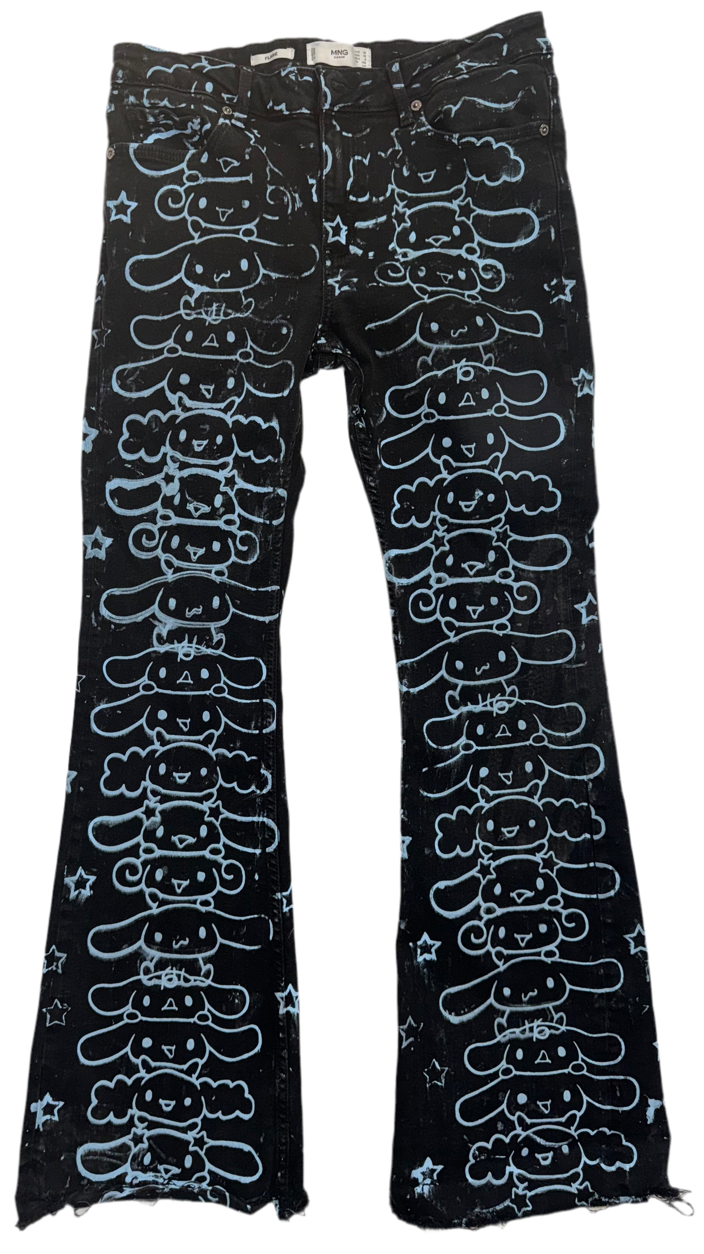 Cinnamavirus denim pants 10