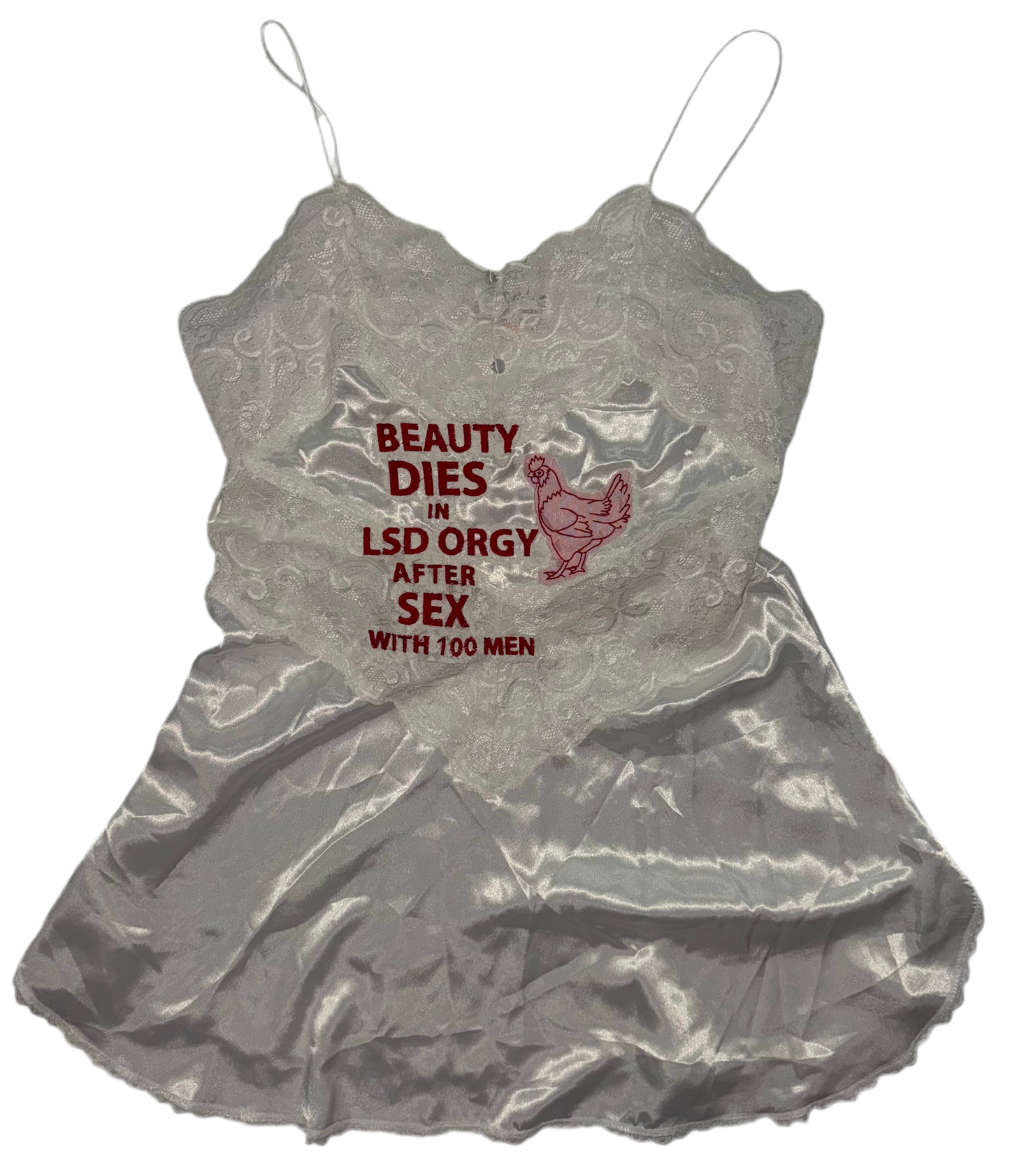 Beauty dies is lsd orgy silky dress L