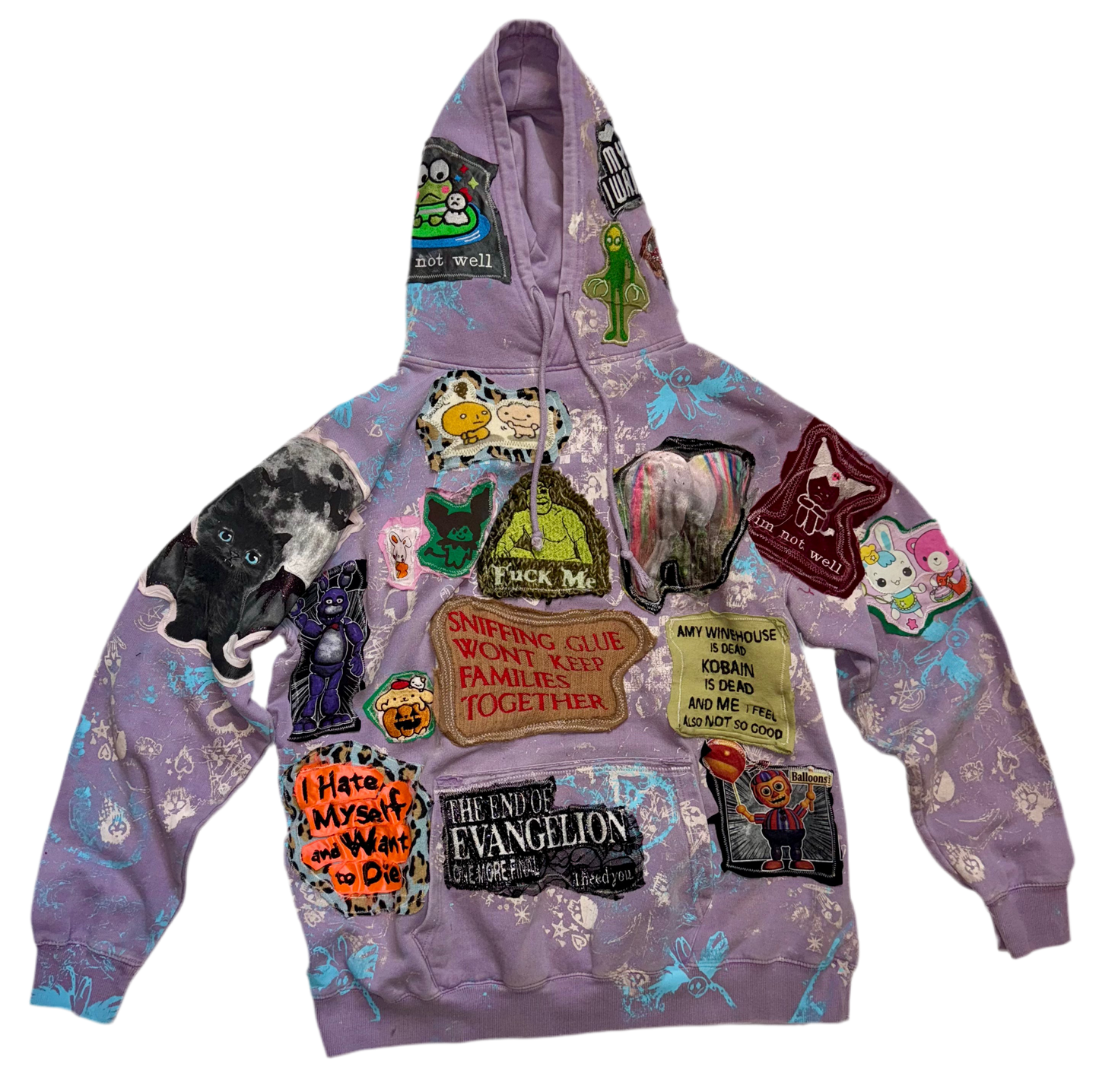 1 of everythjng yardsale historian 666 hoodie L