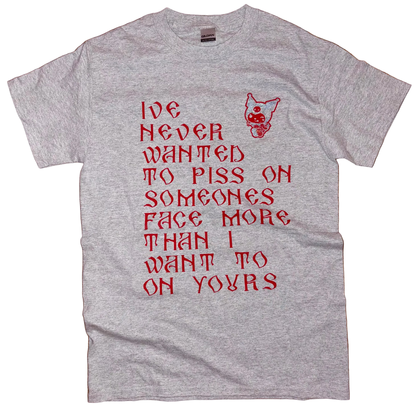 I’ve never wanted to piss glitter penguin T shirt *sale*