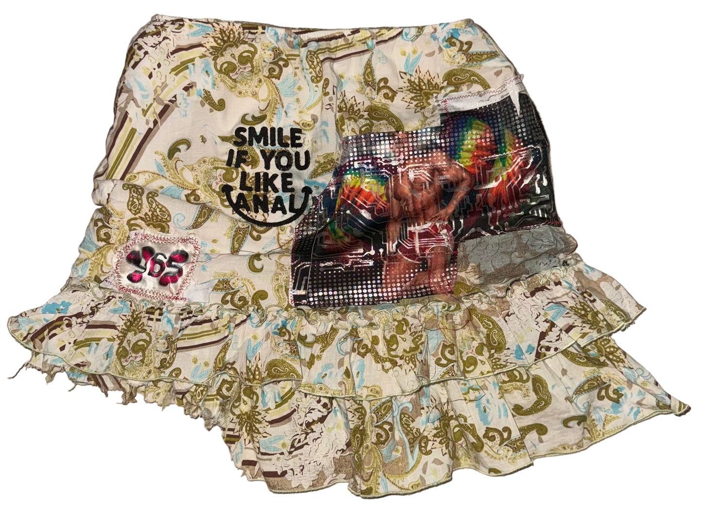 Smile if you like anal asymmetrical skjrt S