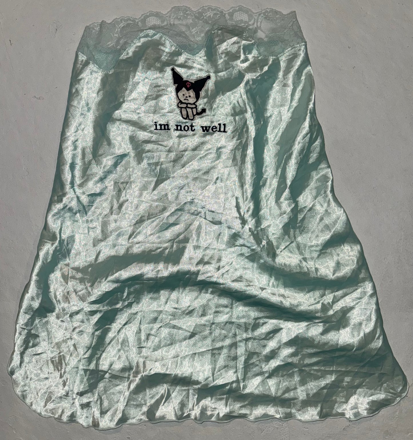 I’m not well silky tube dress S