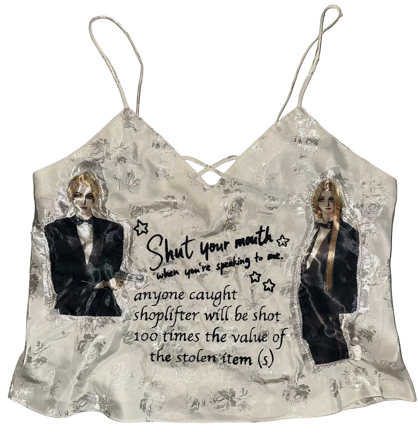 Shut your mouth when your speaking to me silky tank M