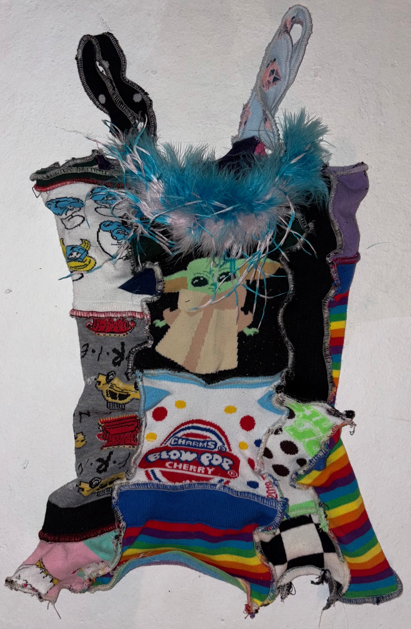 sock tank feather trjm M