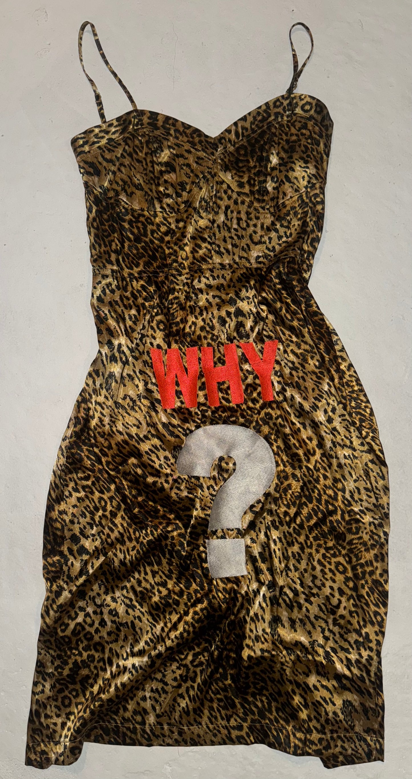 Why leopard print dress S