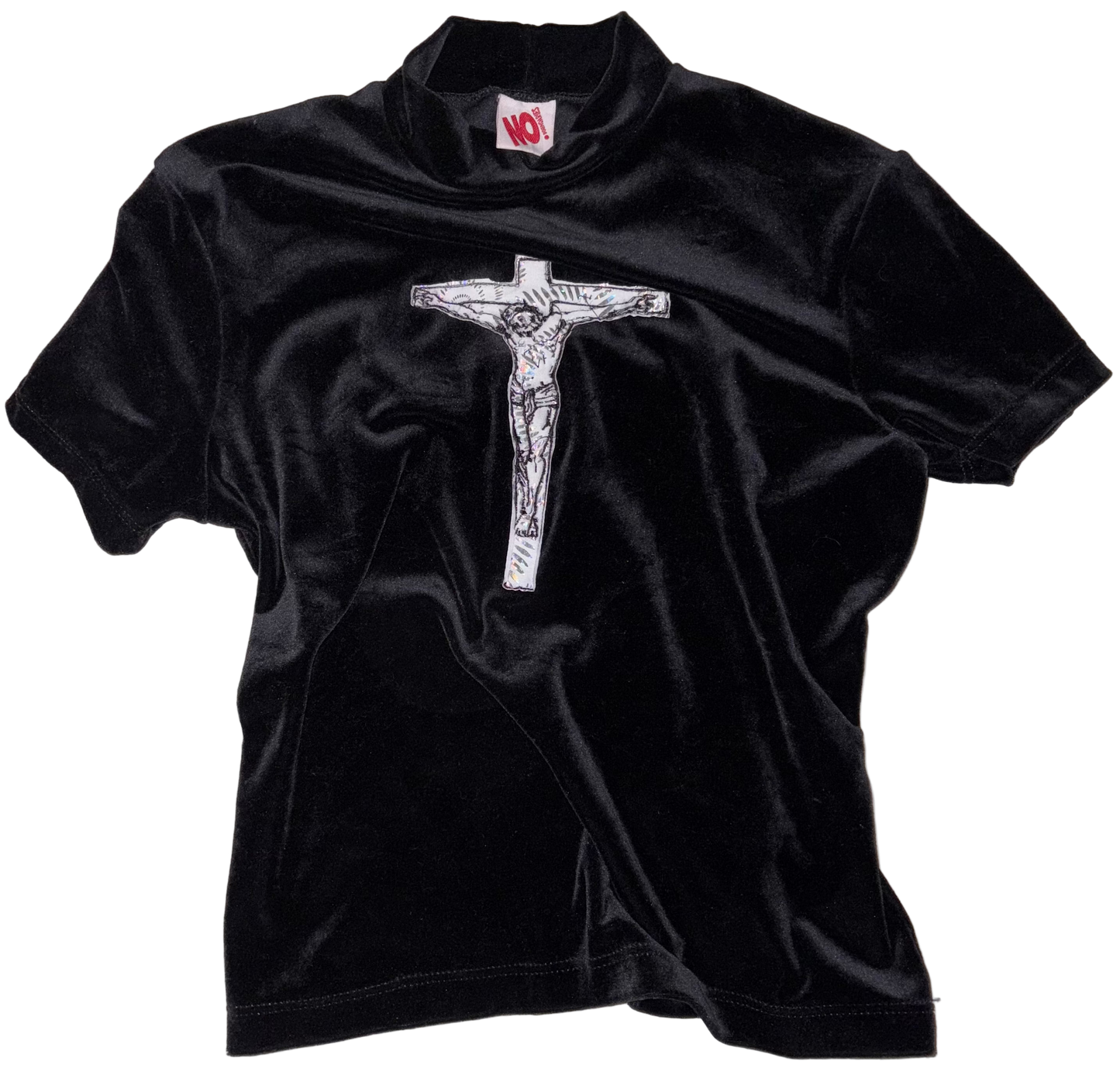 Jesus Christ on a cross plush top M