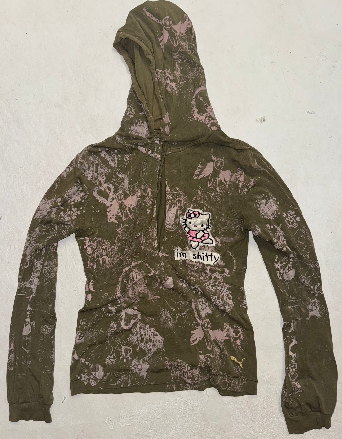 Hello Shitty hooded top M