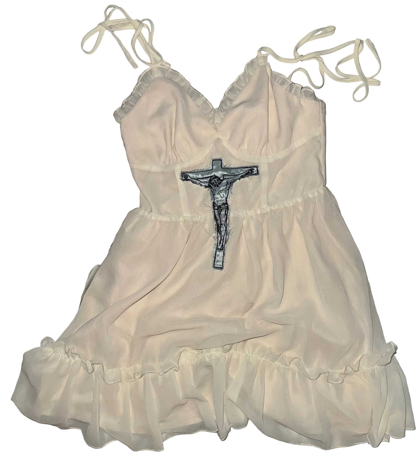 Jesus Christ on a cross dress S