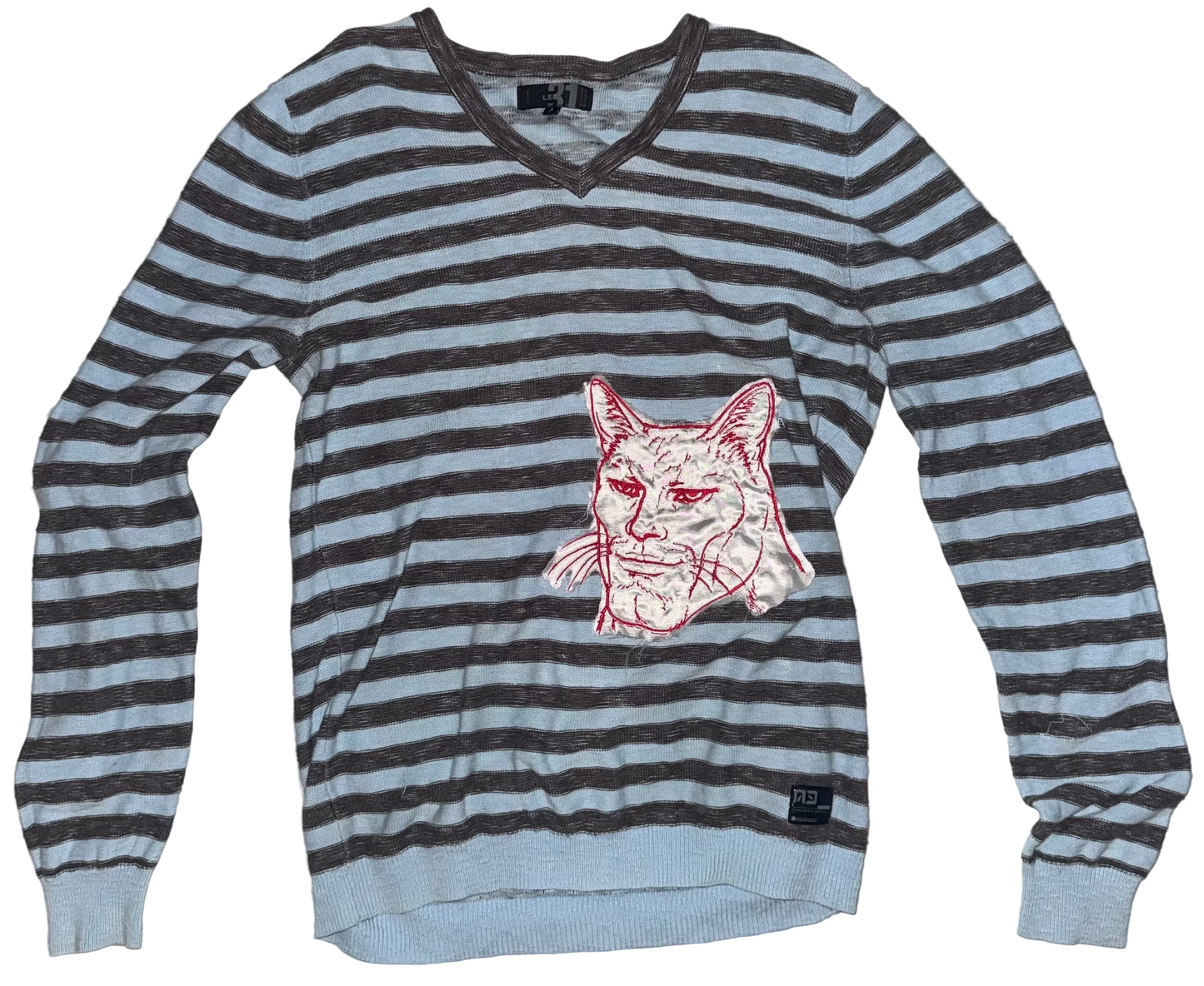 Cat-man meow sweater S