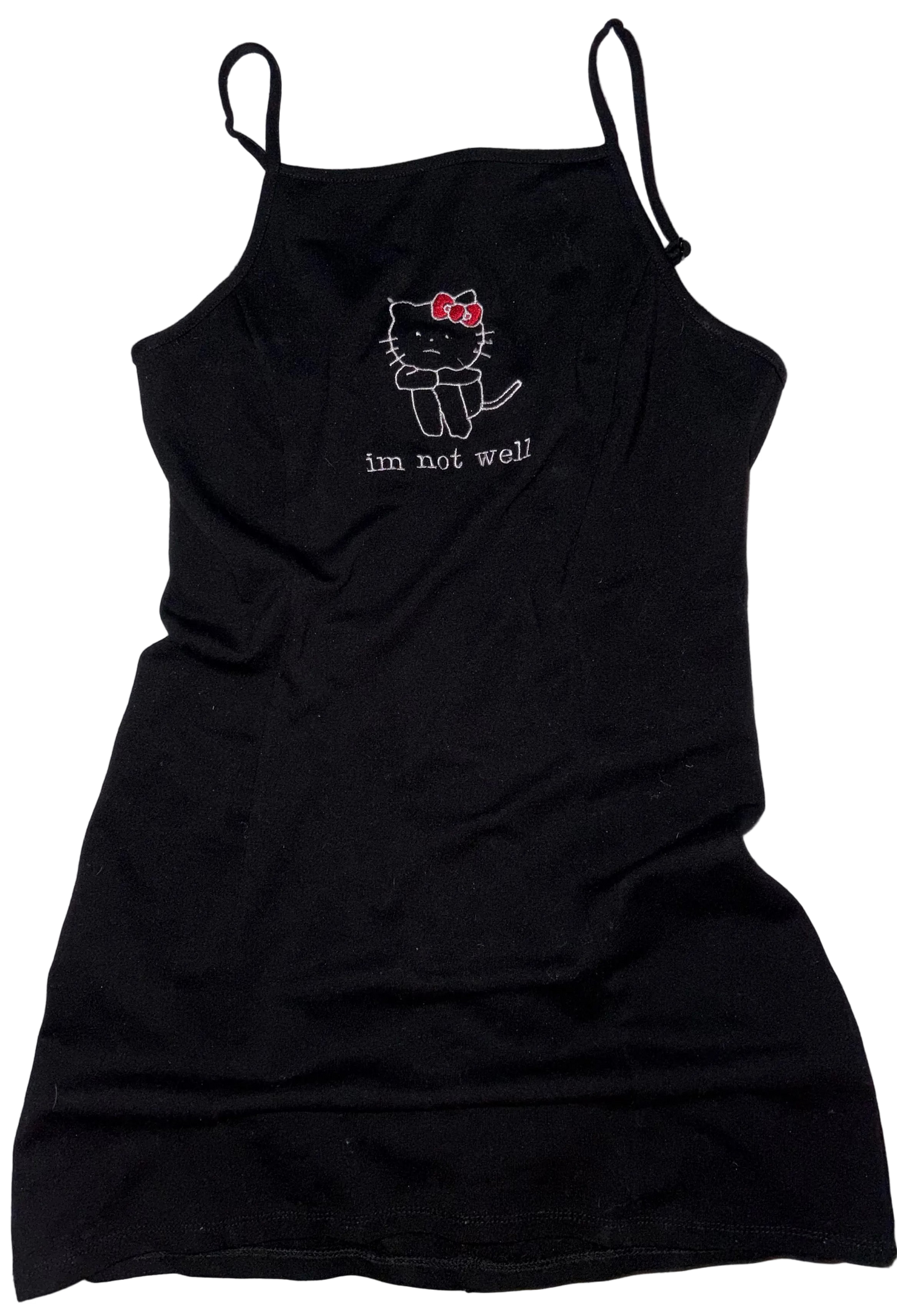 I’m not well kitty dress M