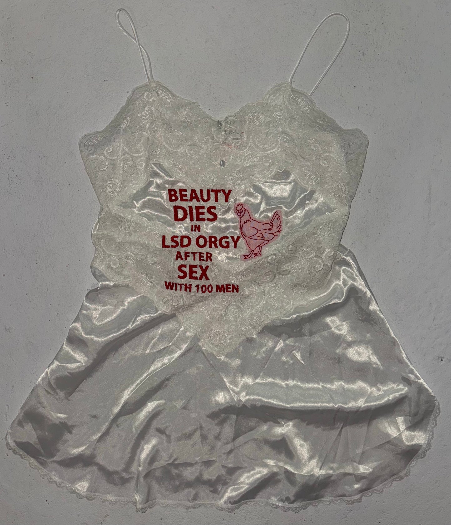 Beauty dies is lsd orgy silky dress L