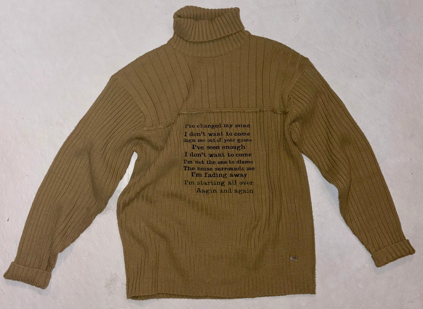 I’ve changed my mind sweater M