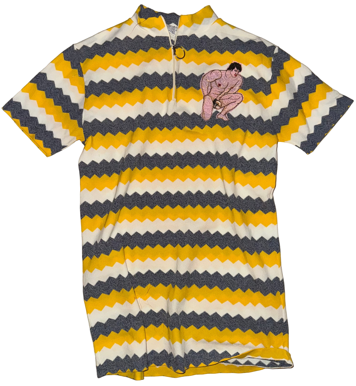 Nude man vintage top M