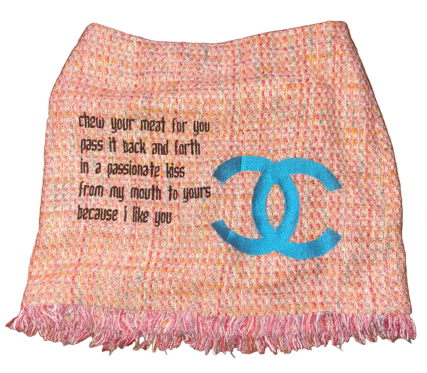 Chew your Chanel skirt size 8