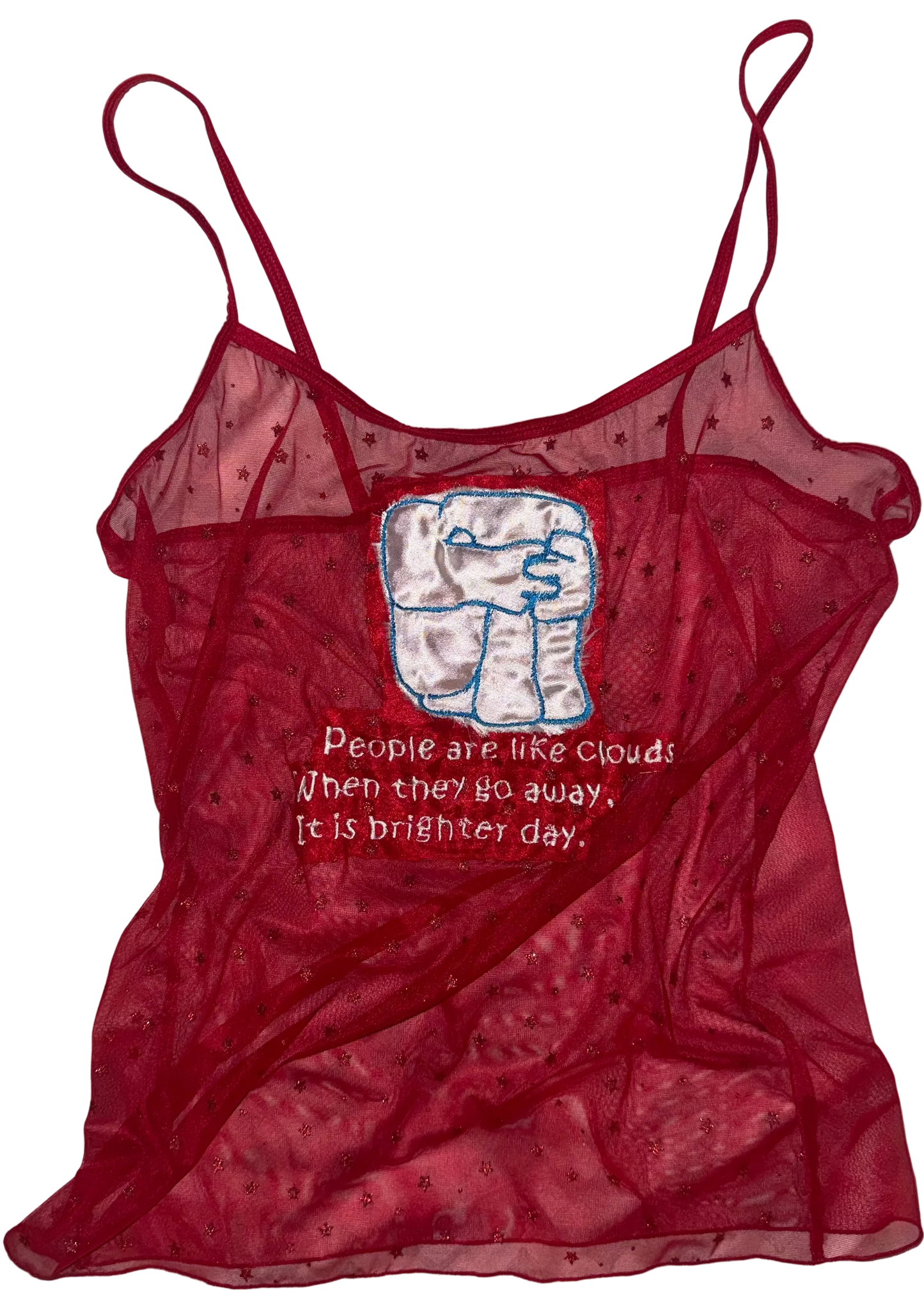 Some people are like clouds sheer tank M