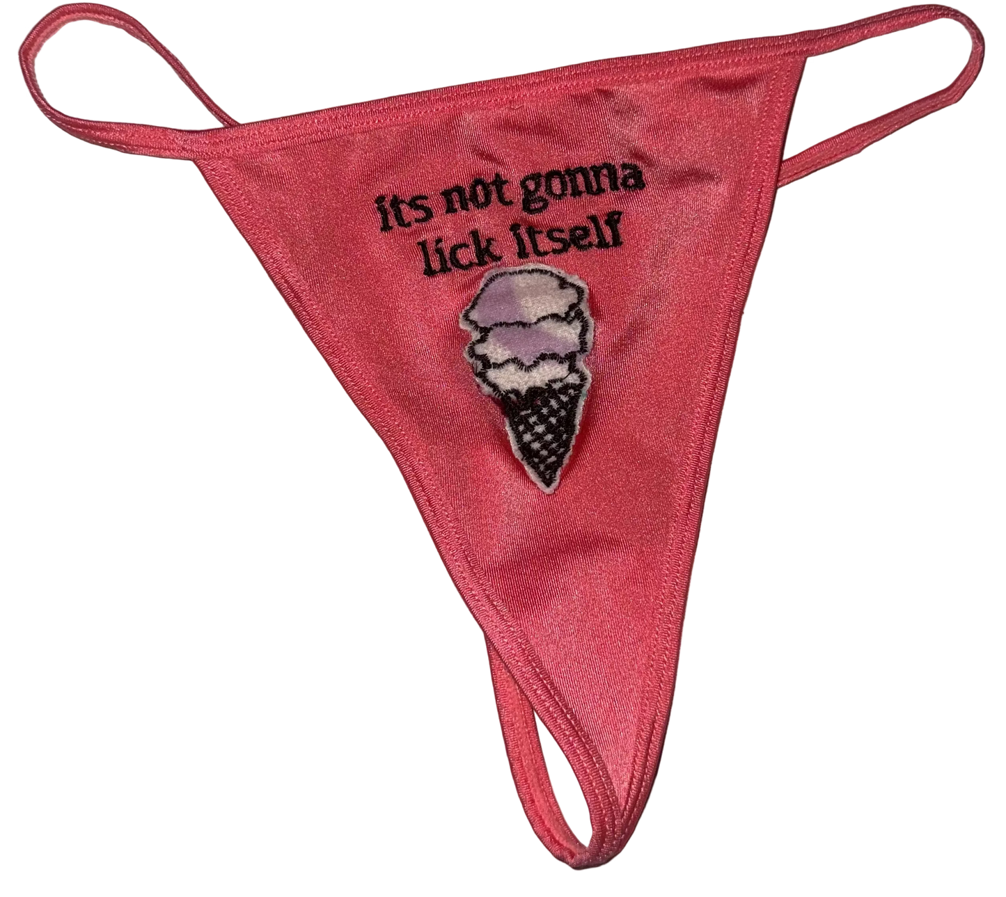 It’s not gunna lick itself thong M