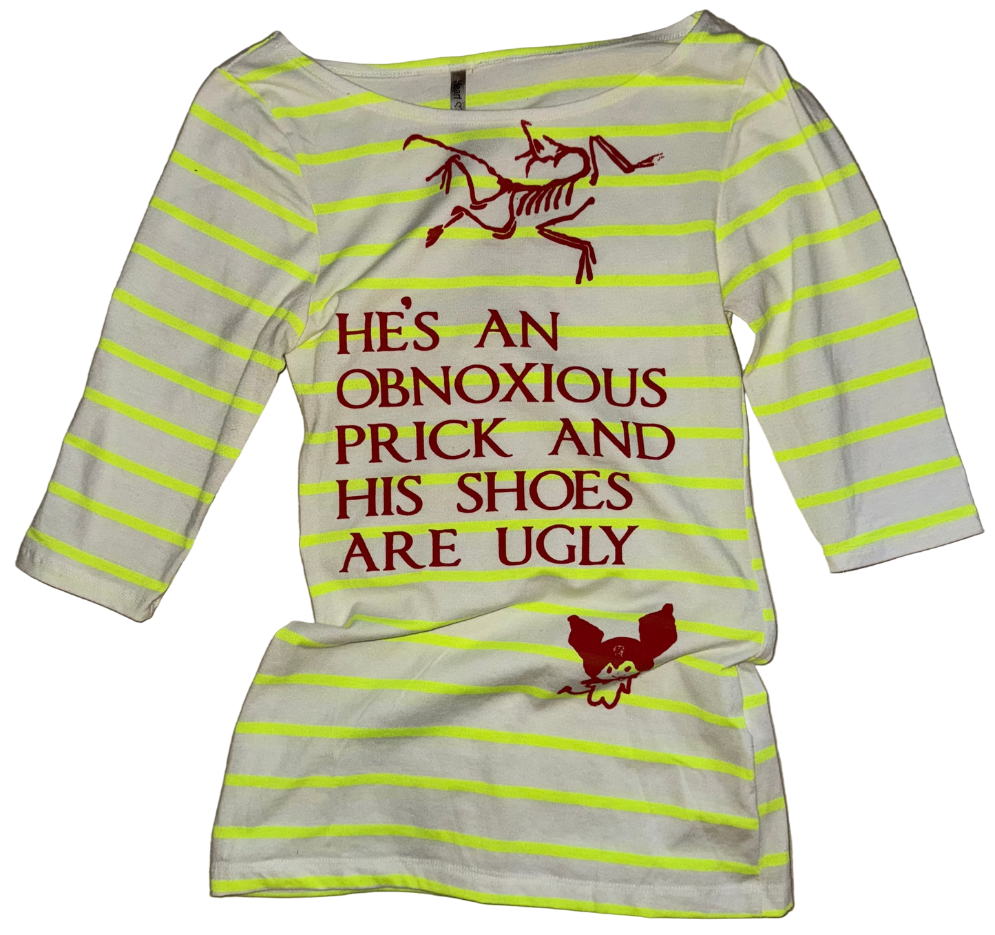 He’s an obnoxious prick top S