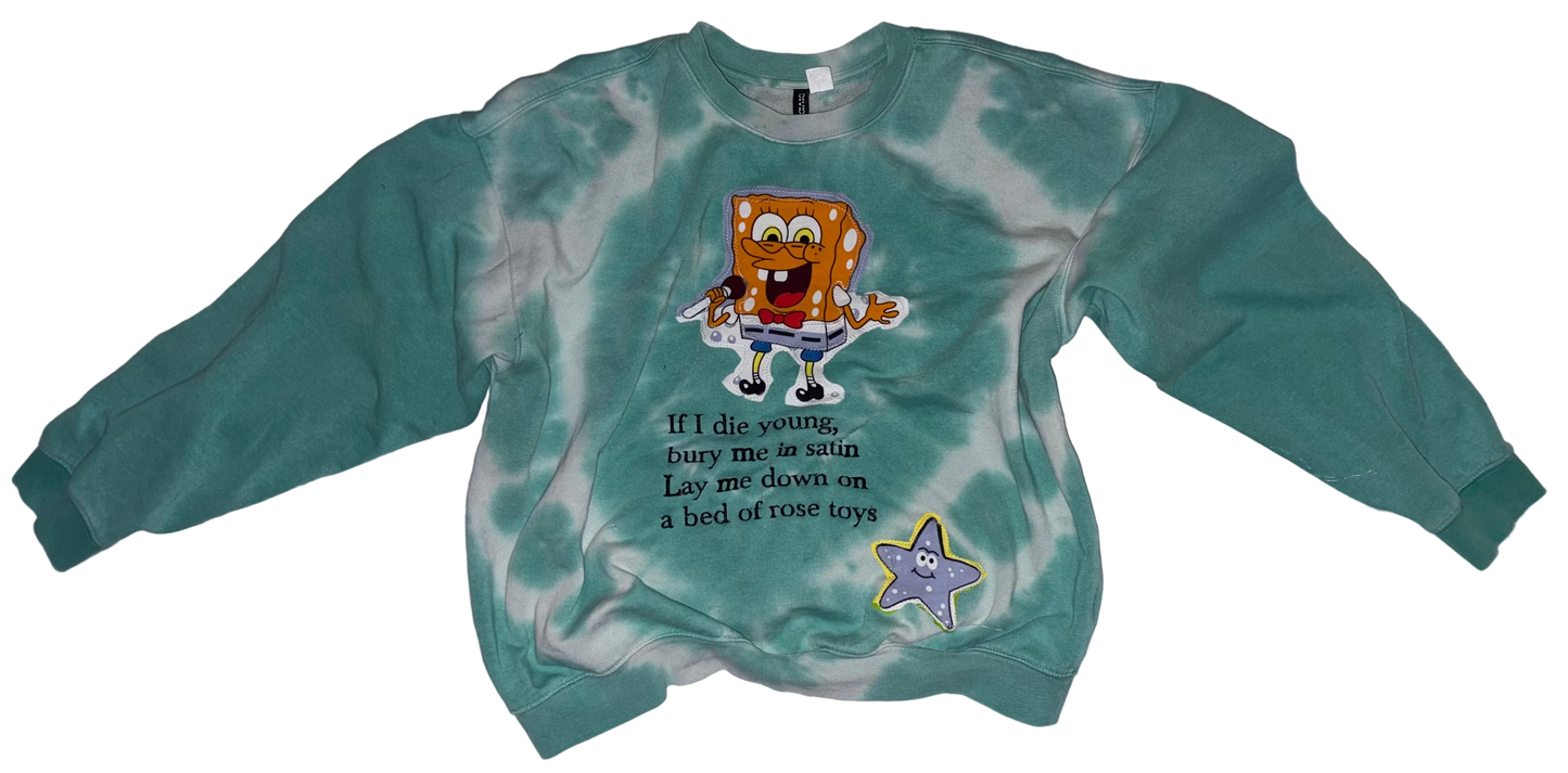 Bury me in a bed of rose toys bob sweater M