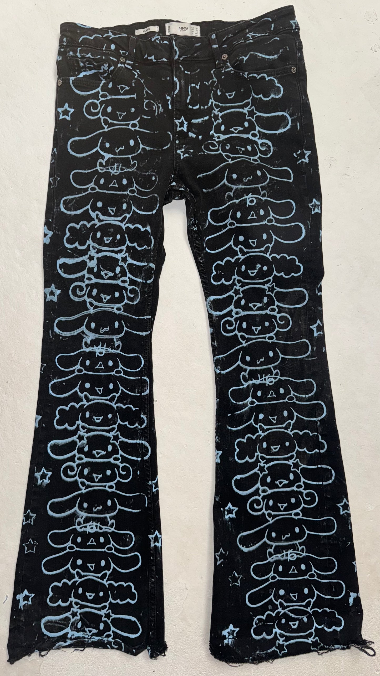 Cinnamavirus denim pants 10