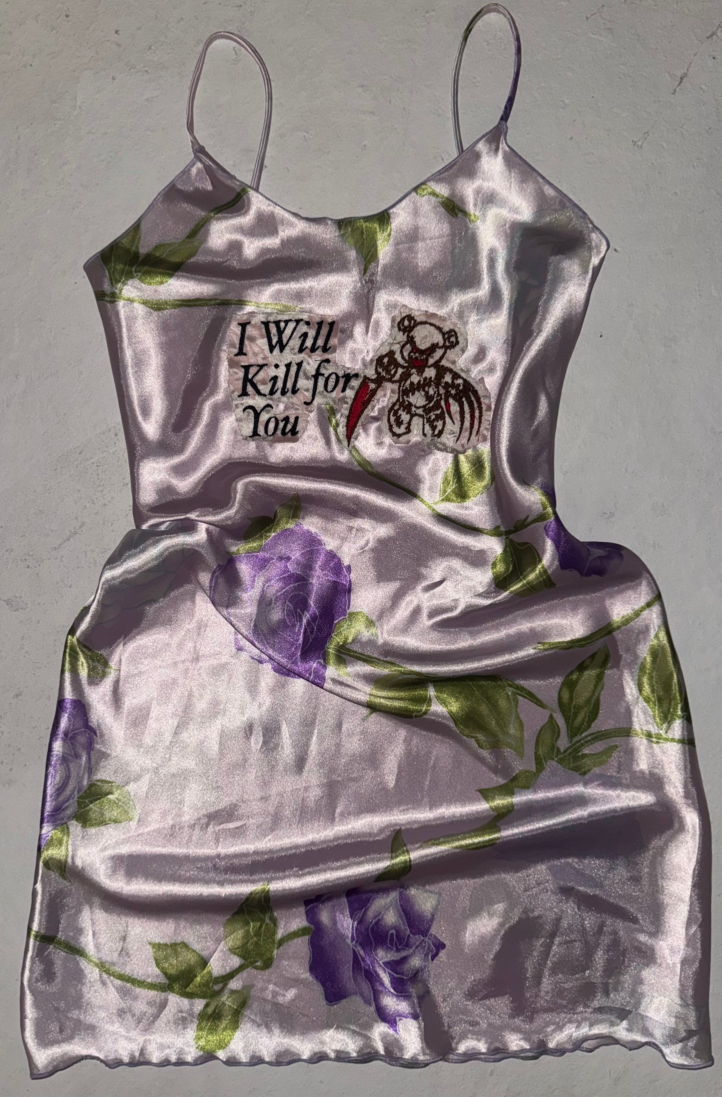I will kill for you silky dress S