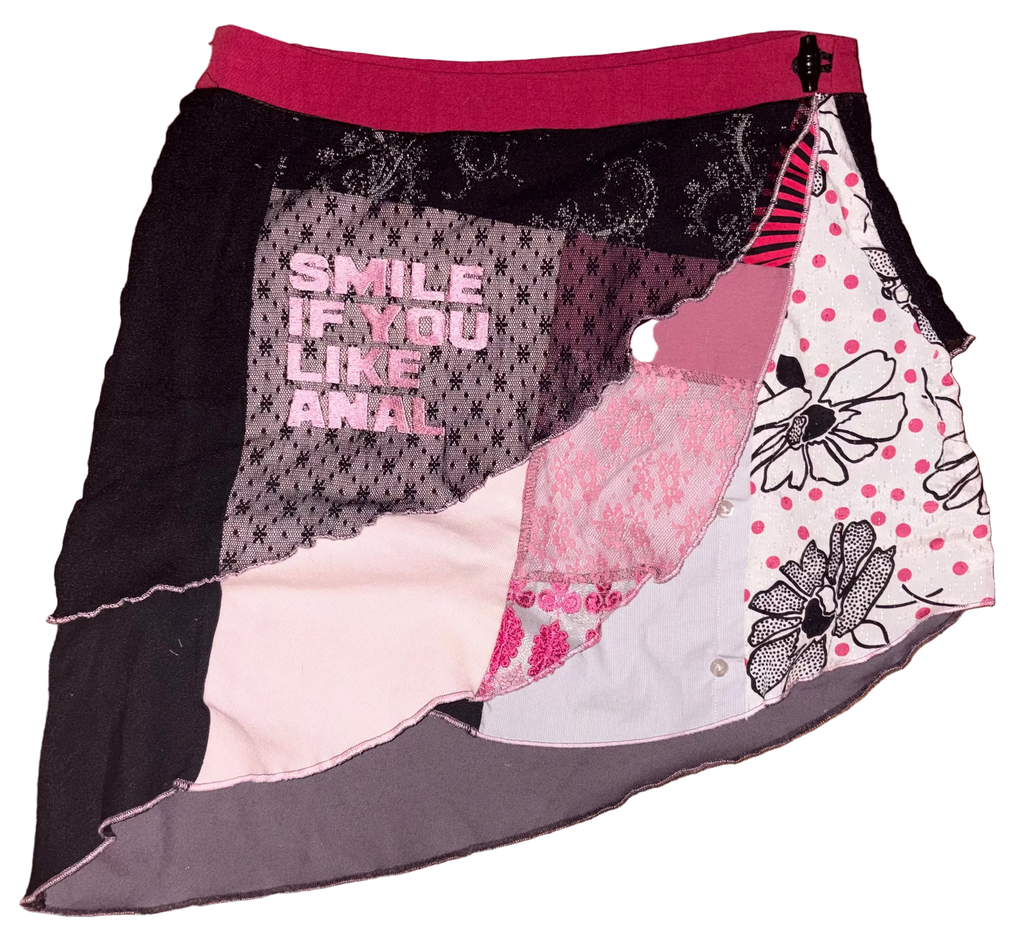 Smile if you like anal assymmetrical skjrt S