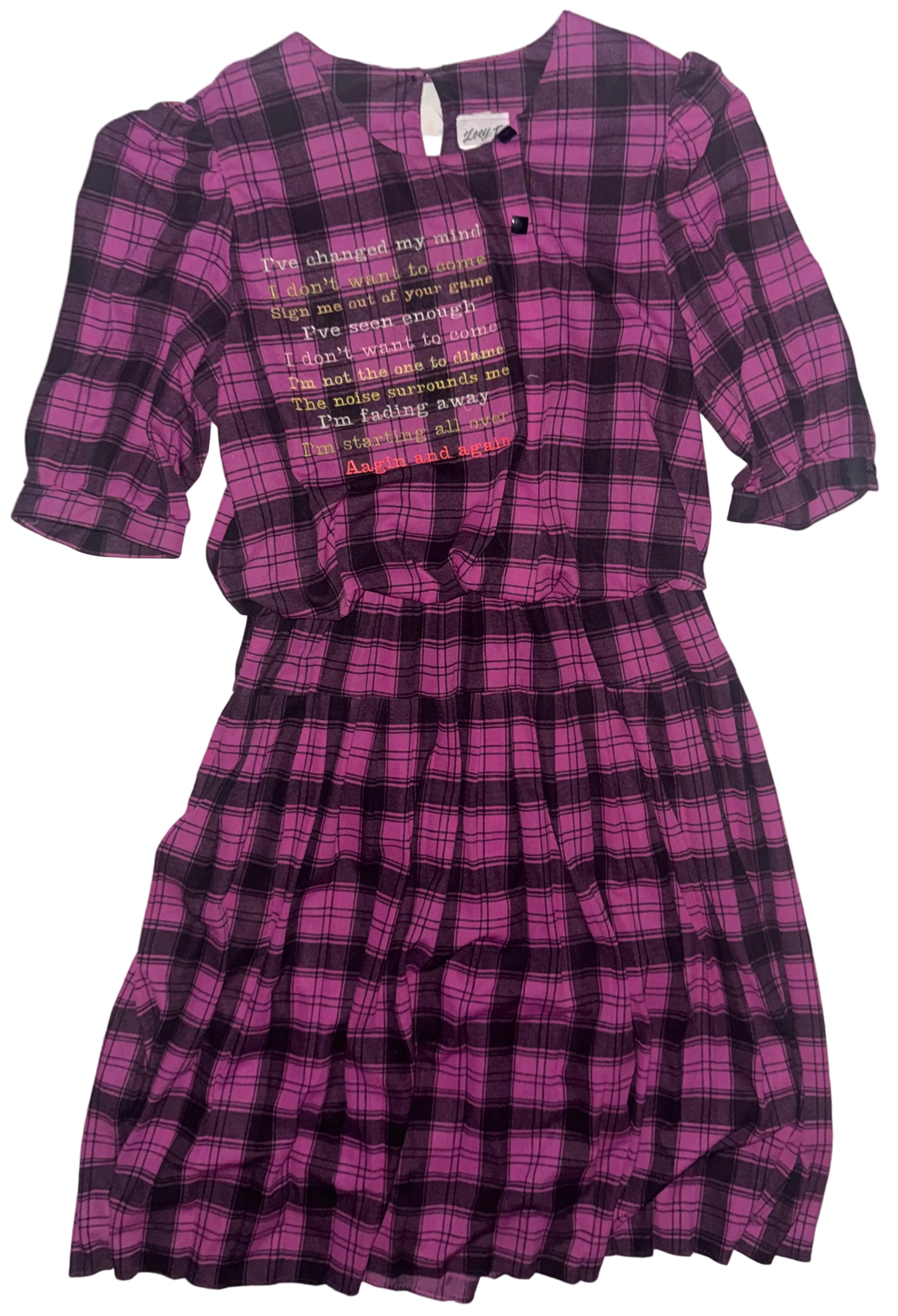 I’ve changed my mind 80s vintage dress L