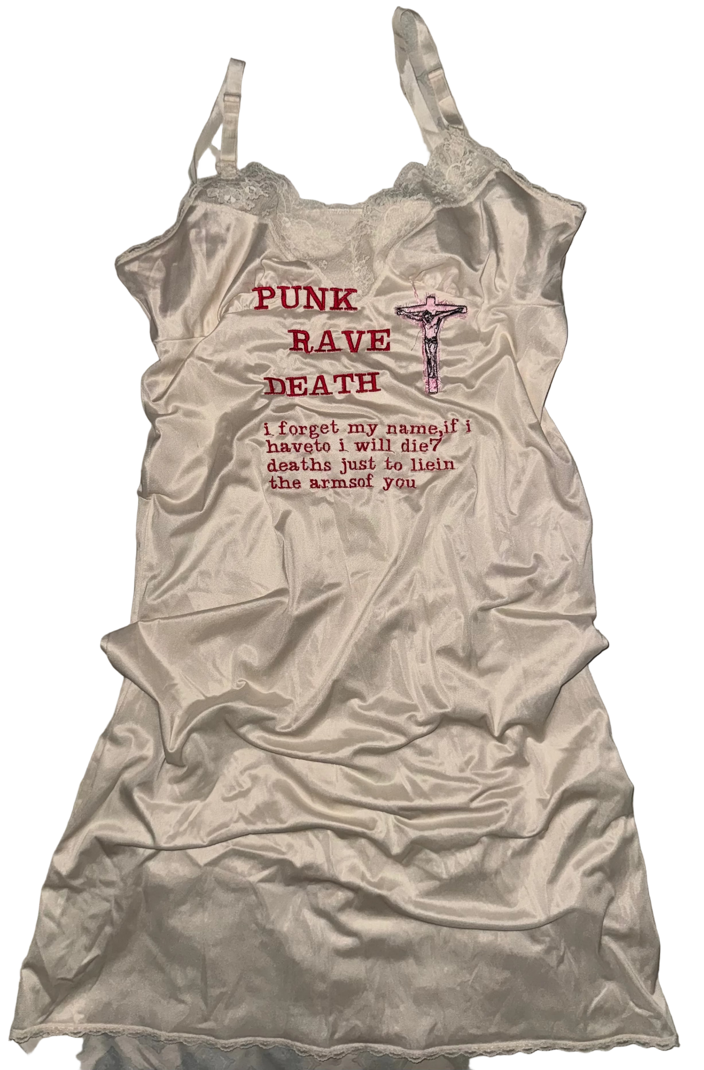 punk rave death dress M