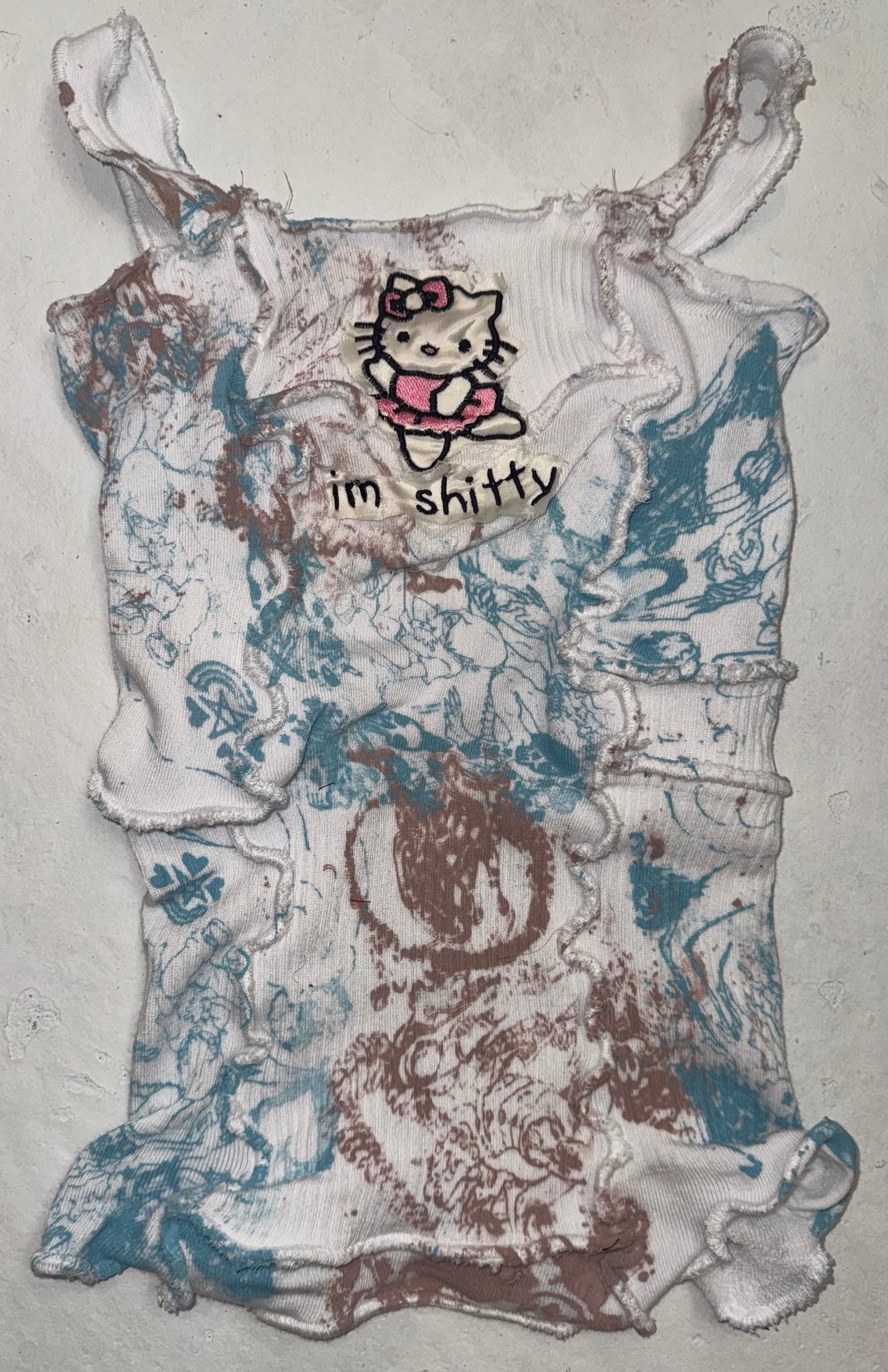 Hello Shitty emotown sock tank S