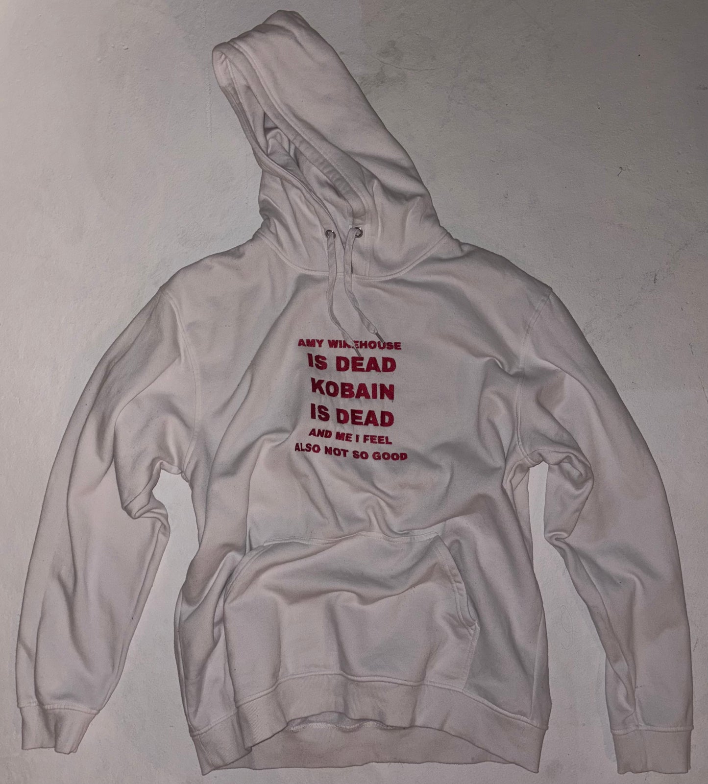 Amy winehouse is dead hoodie 2XL