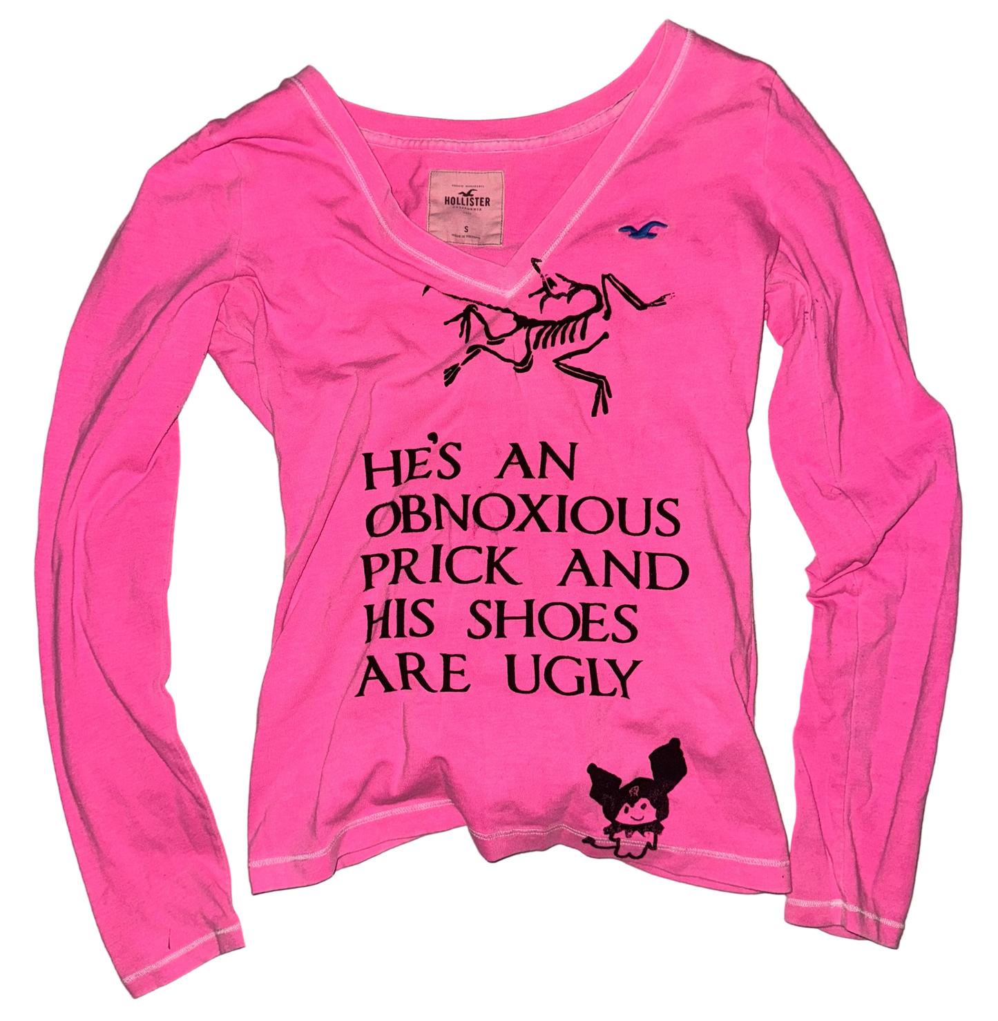 He’s an obnoxious prick long sleeve top S