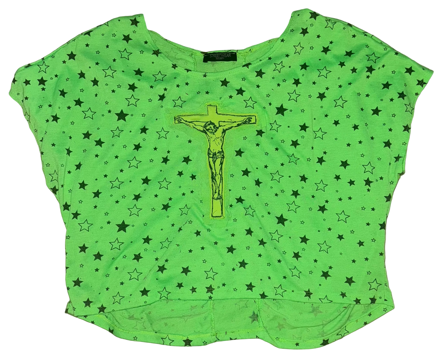 Jesus Christ on a cross top M