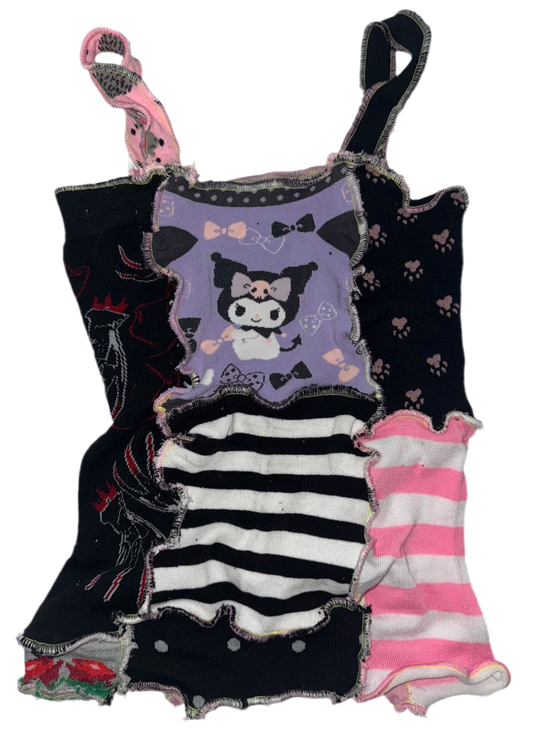 Kuromi sock tank S